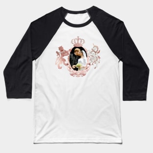 Royal Wedding Kiss, Rose Gold Baseball T-Shirt